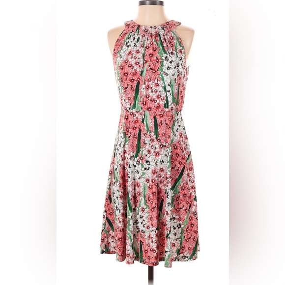 Tommy Hilfiger Floral Halter Dress Size 16 - Picture 2 of 12